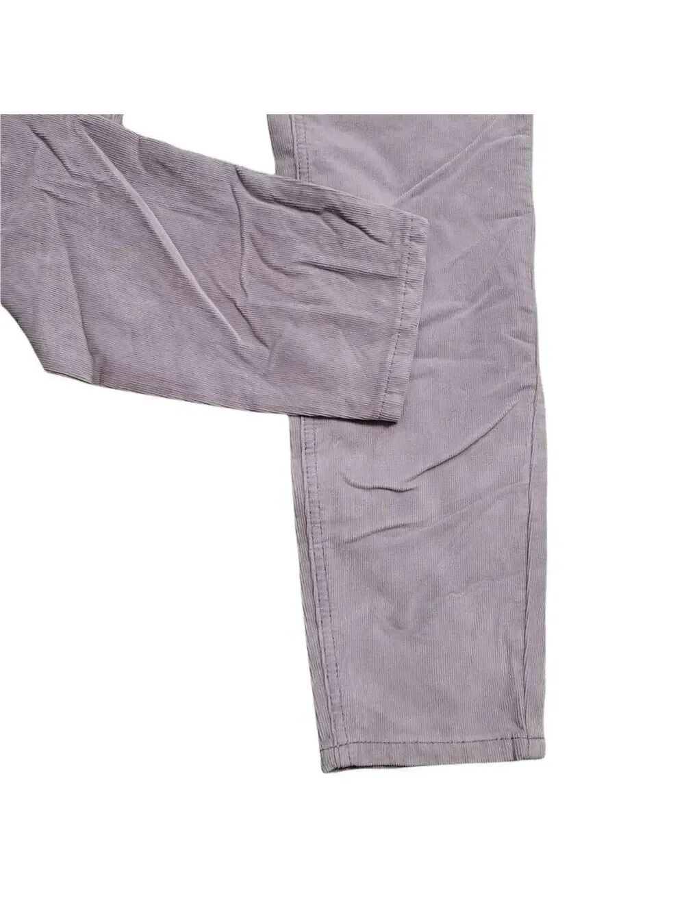 Free People Women's Sun Chaser Corduroy Skinny Ankle Jeans In Frosted Lilac